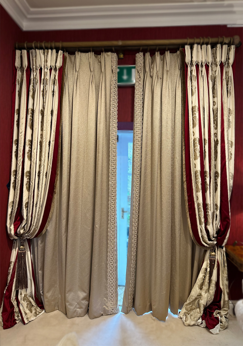 BEAUFORT INTERIOR CURTAINS IN LAVERY'S ROOM